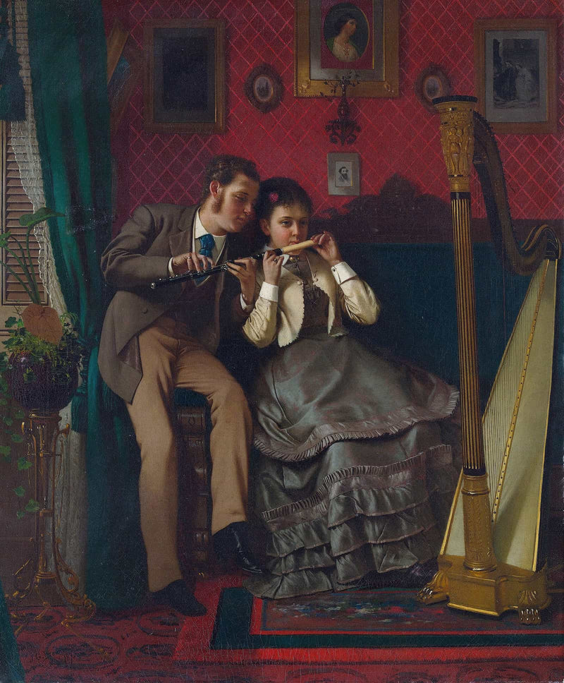 The Music Lesson by John George Brown