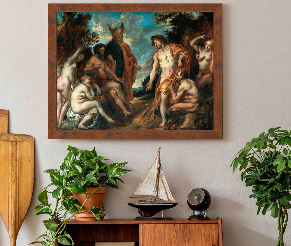 The Musical Contest Between Apollo And Pan by Jacob Jordaens