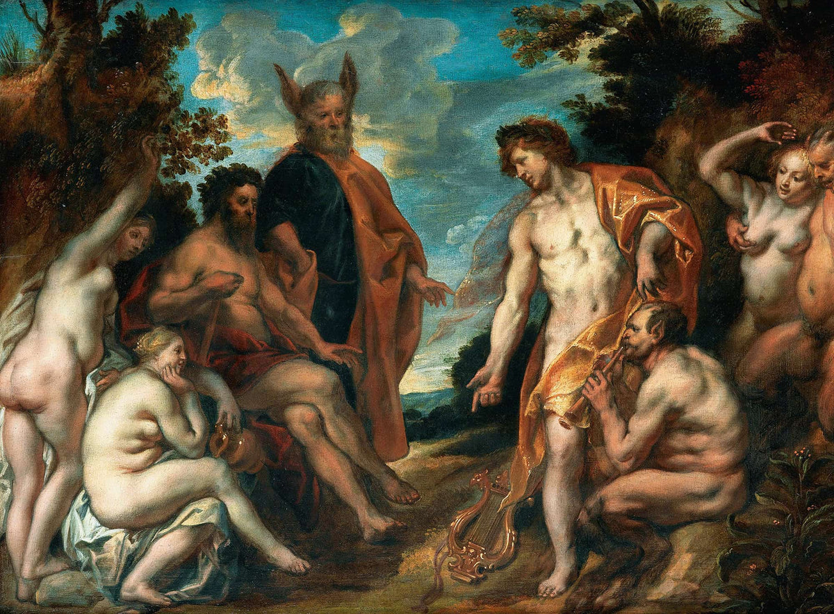 The Musical Contest Between Apollo And Pan by Jacob Jordaens