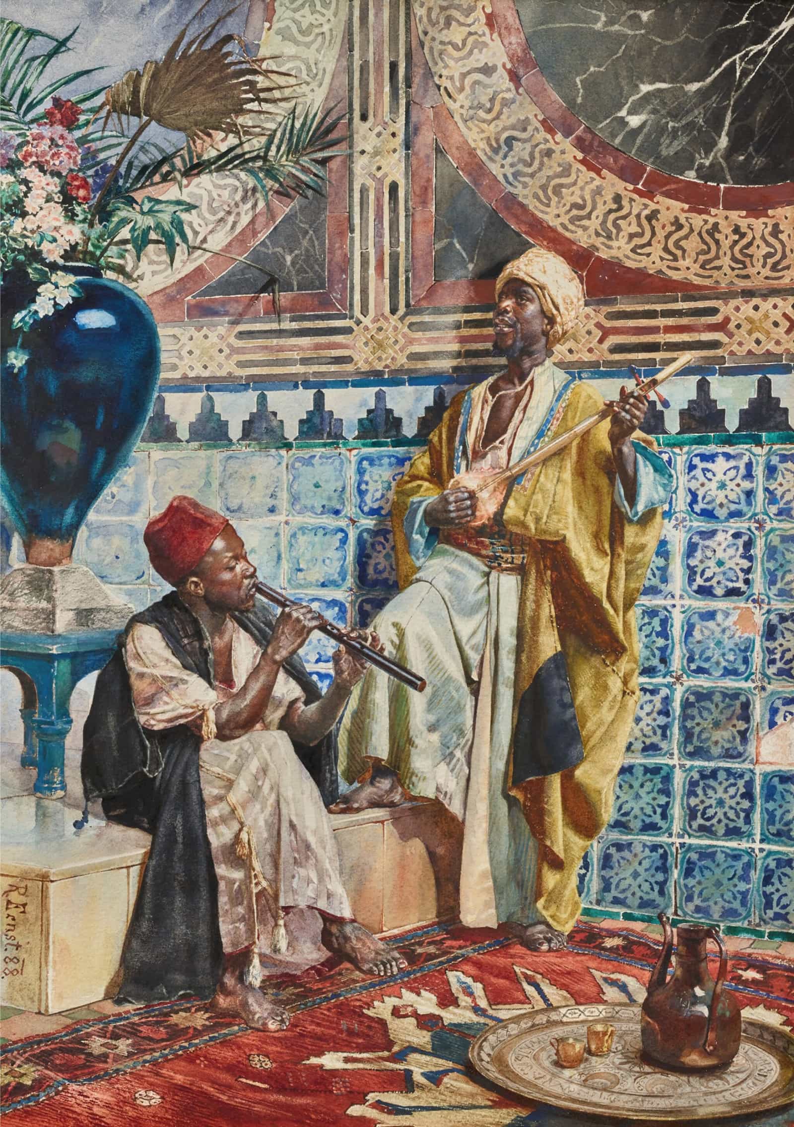The Musicians by Rudolf Ernst