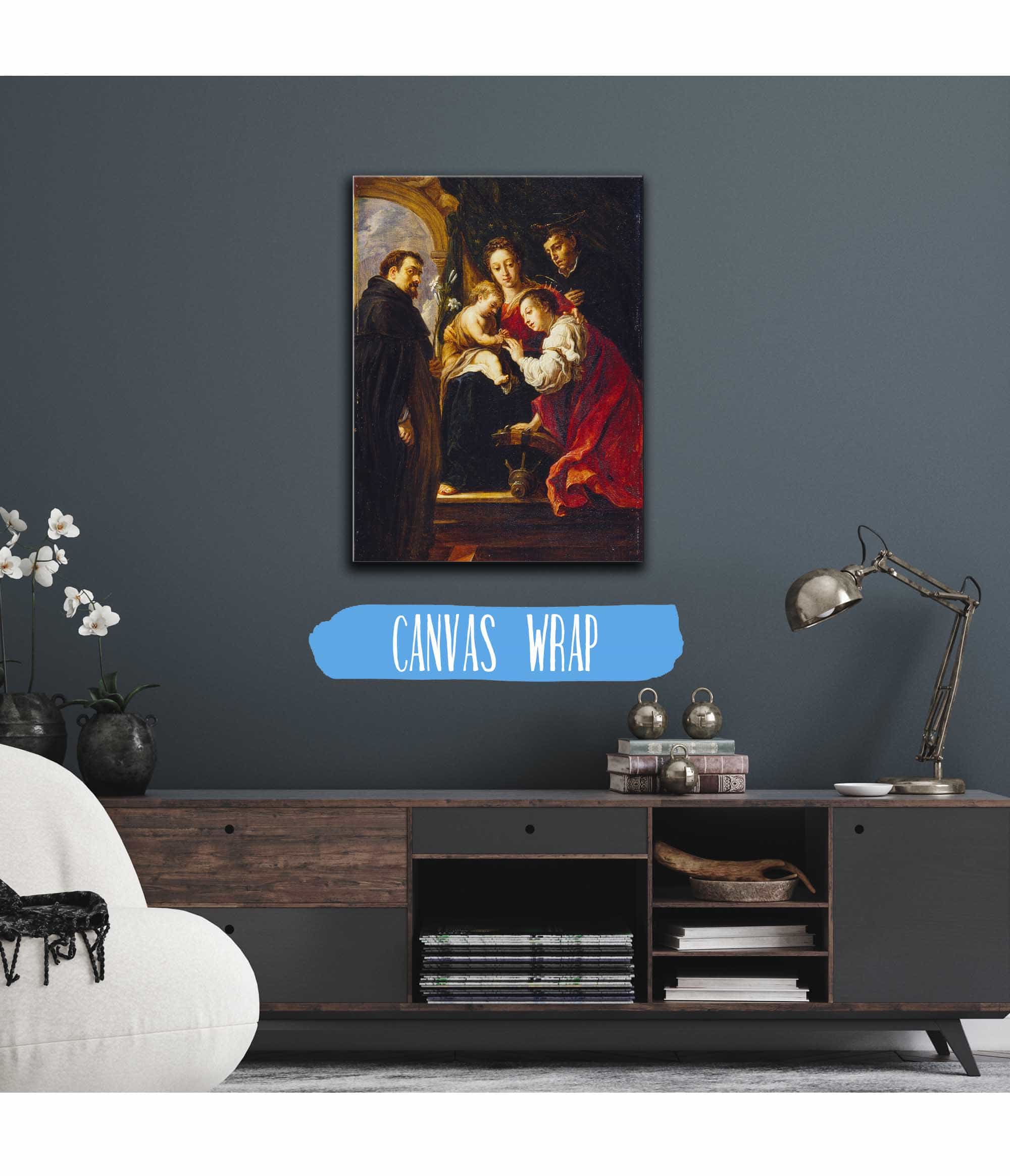 The Mystic Marriage Of Saint Catherine After Fetti  by David Teniers The Younger