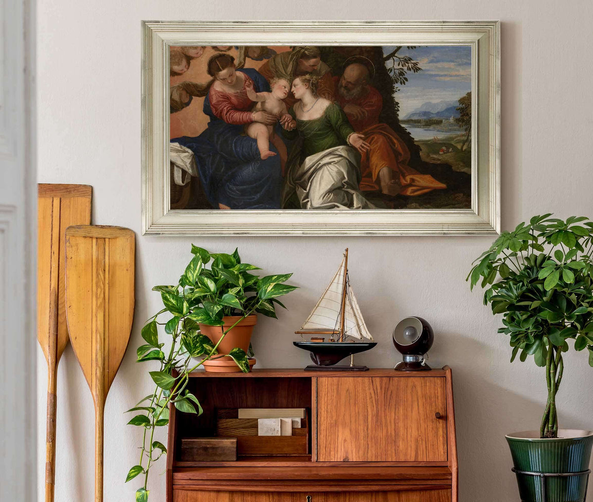 The Mystic Marriage Of Saint Catherine Of Alexandria   by Paolo Veronese