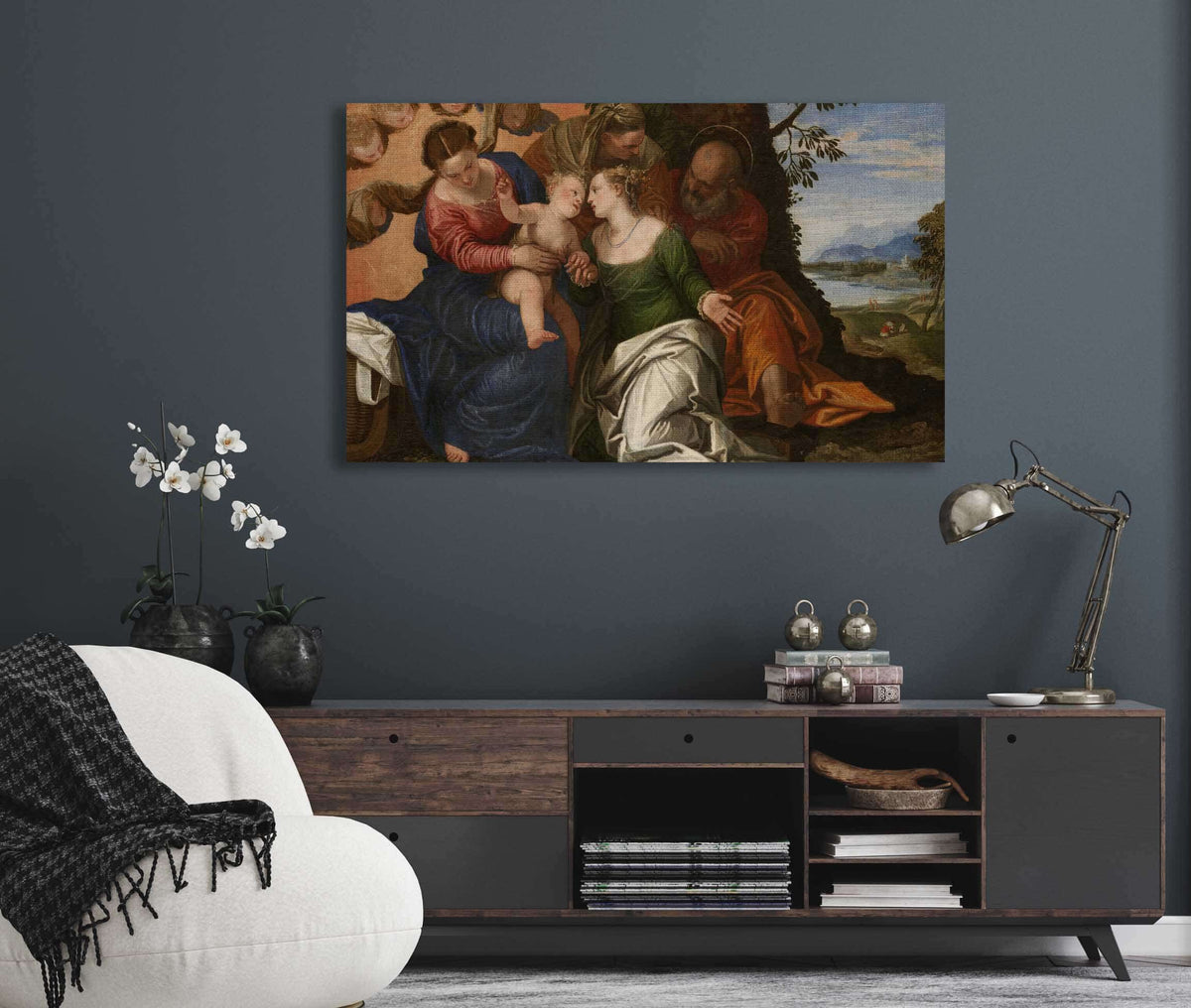 The Mystic Marriage Of Saint Catherine Of Alexandria   by Paolo Veronese