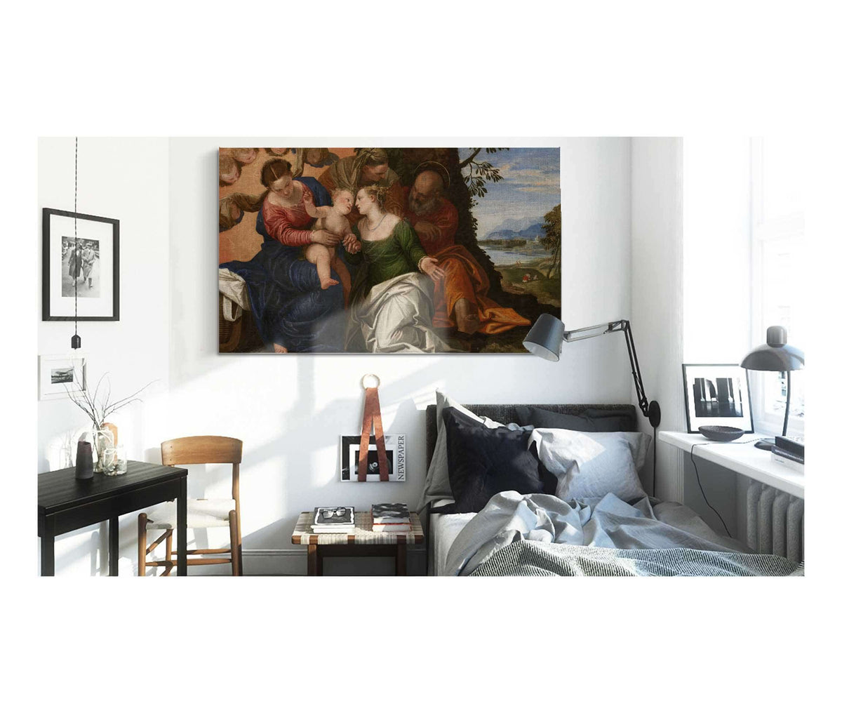 The Mystic Marriage Of Saint Catherine Of Alexandria   by Paolo Veronese