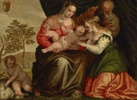 The Mystic Marriage Of St Catherine by Paolo Veronese