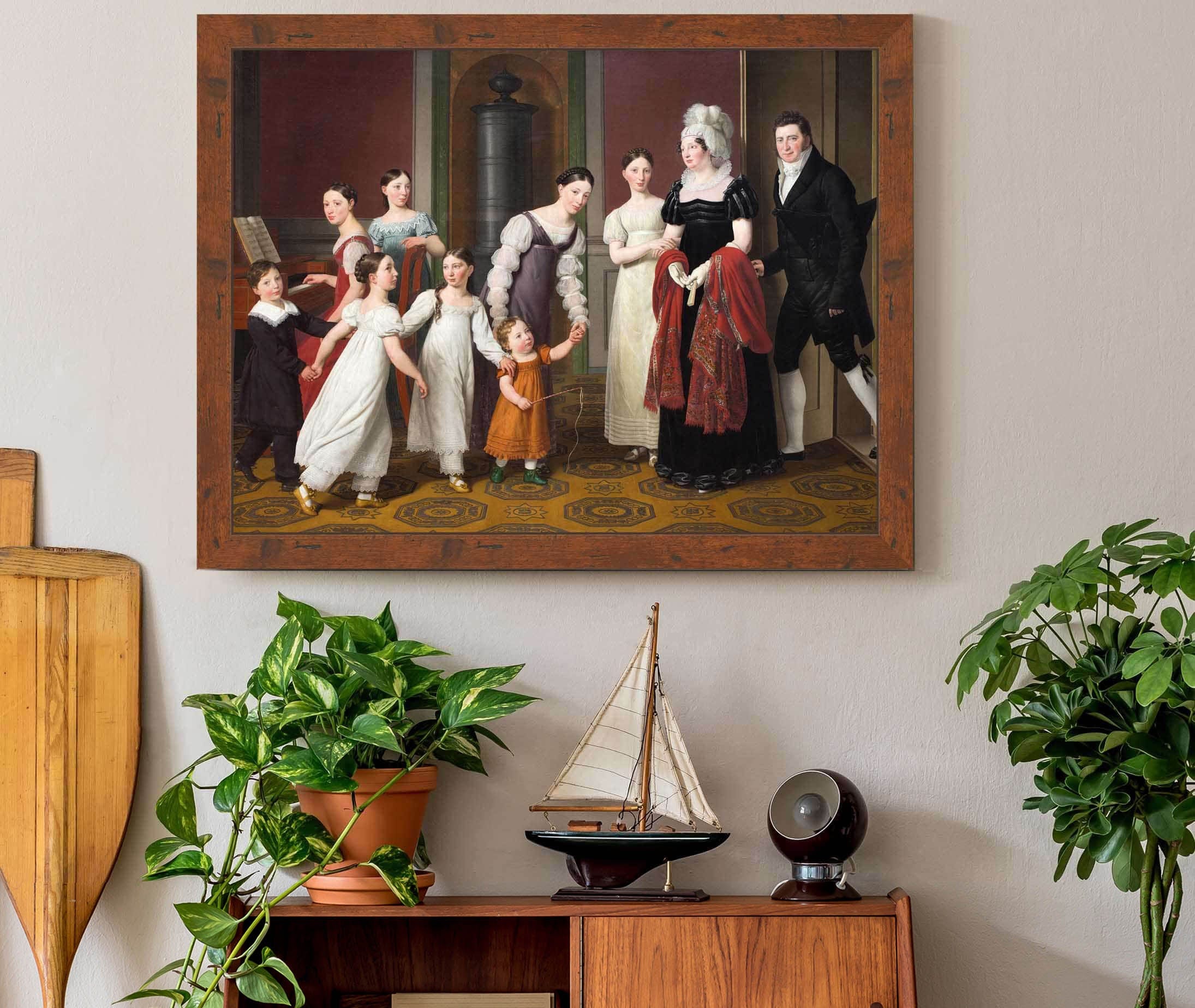 The Nathanson Family by Christoffer Wilhelm Eckersberg