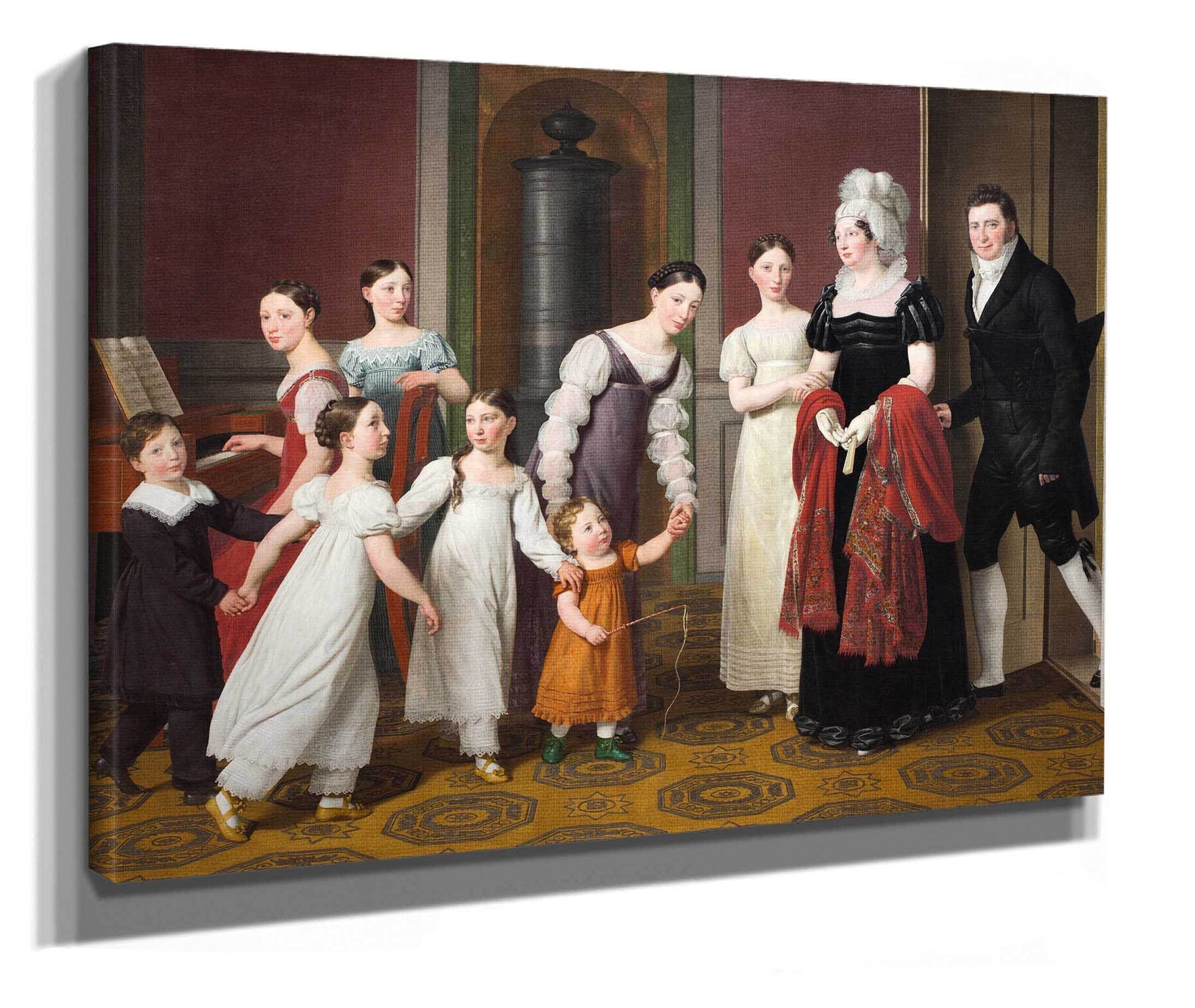 The Nathanson Family by Christoffer Wilhelm Eckersberg