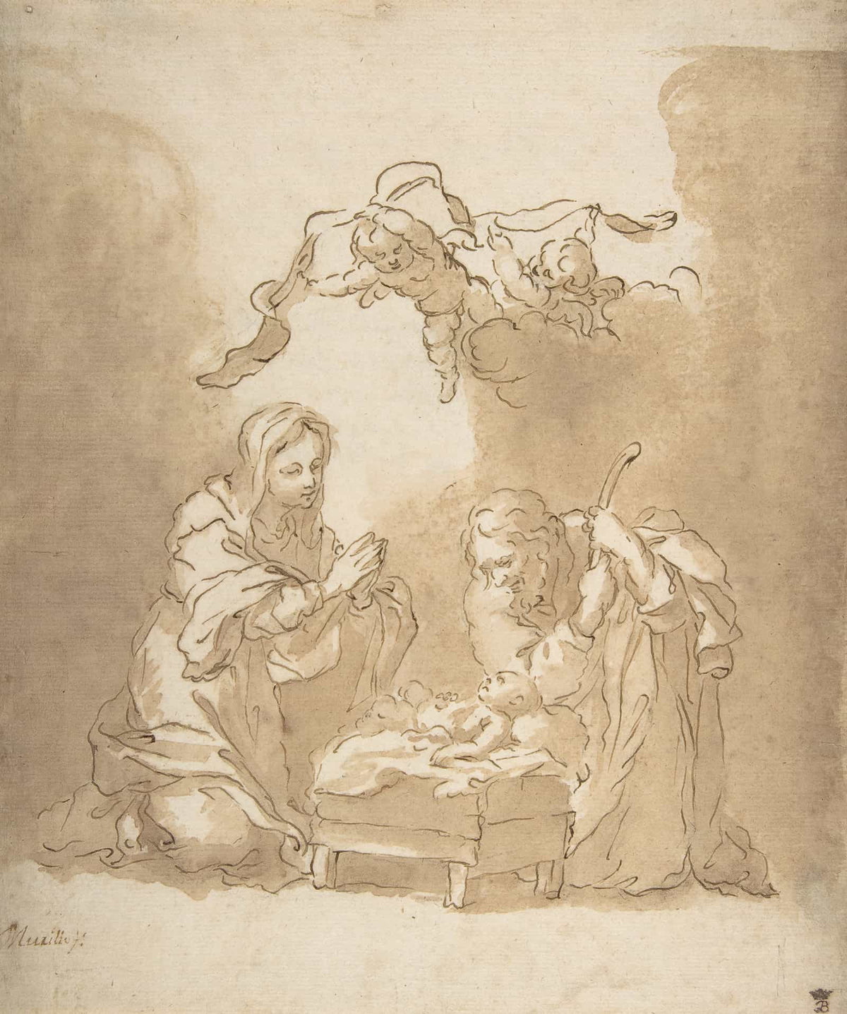 The Nativity   by Bartolome Esteban Murillo