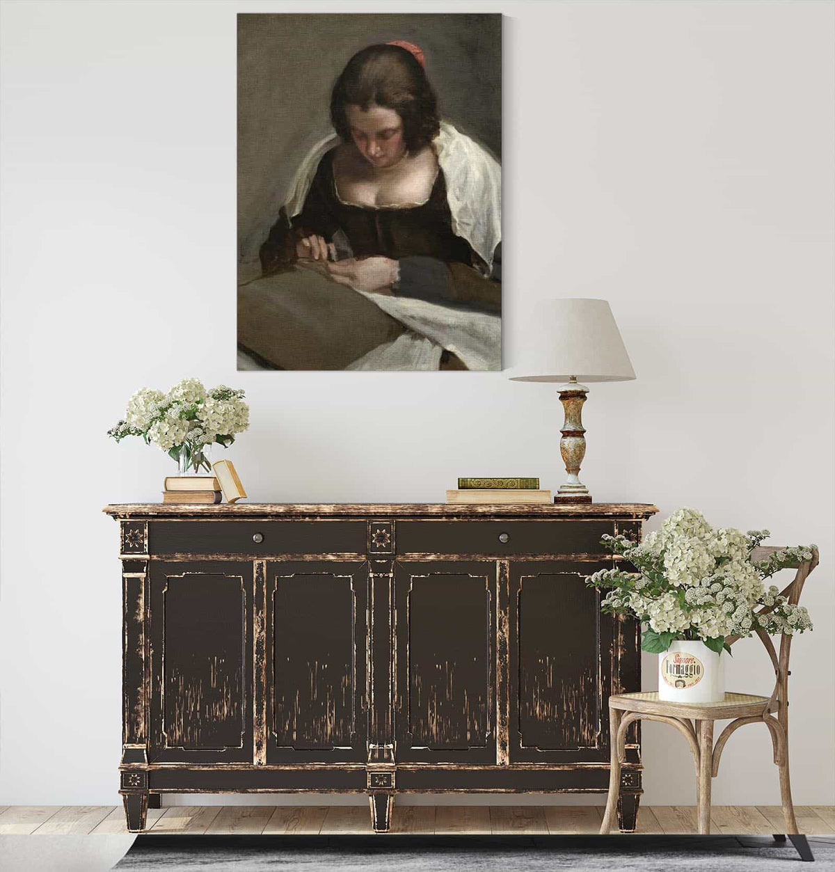 The Needlewoman by Diego Velazquez