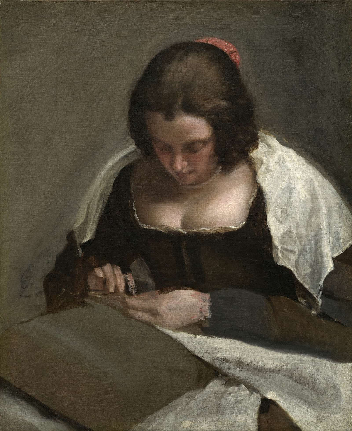 The Needlewoman by Diego Velazquez