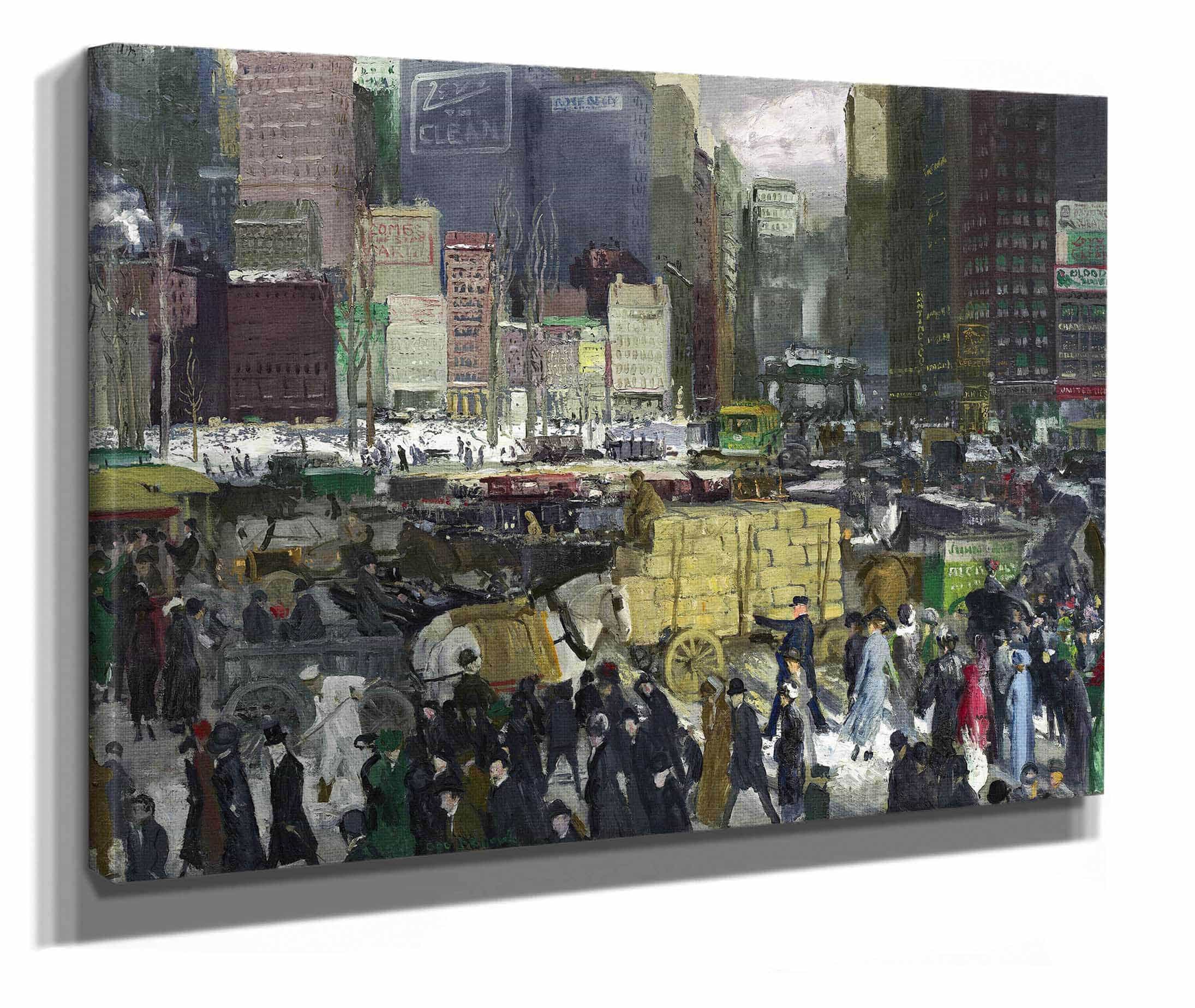 The Newsboy by George Wesley Bellows