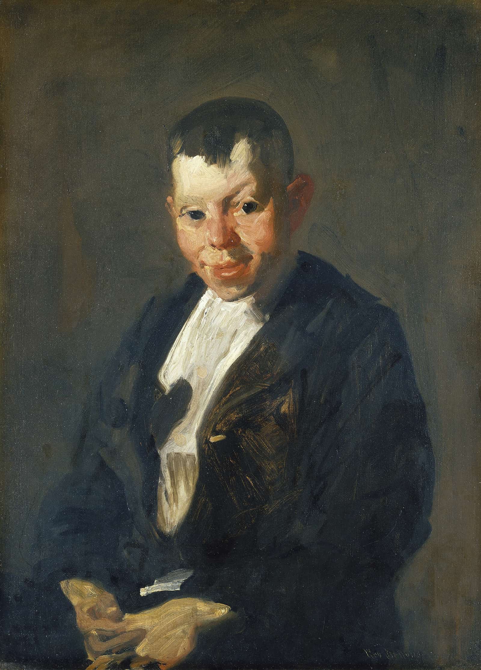 The Newsboy by George Wesley Bellows