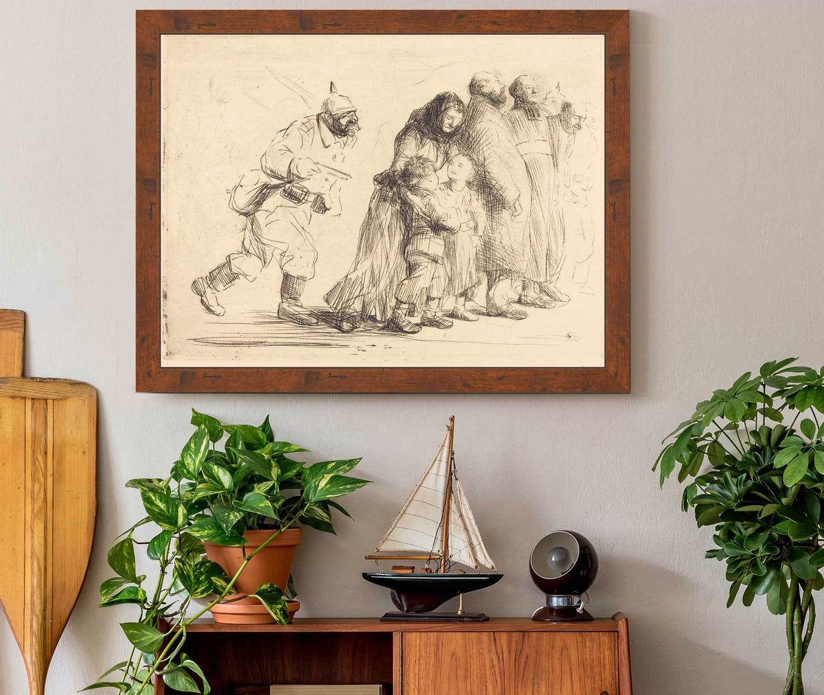 The Notables Large Plate by Jean Louis Forain