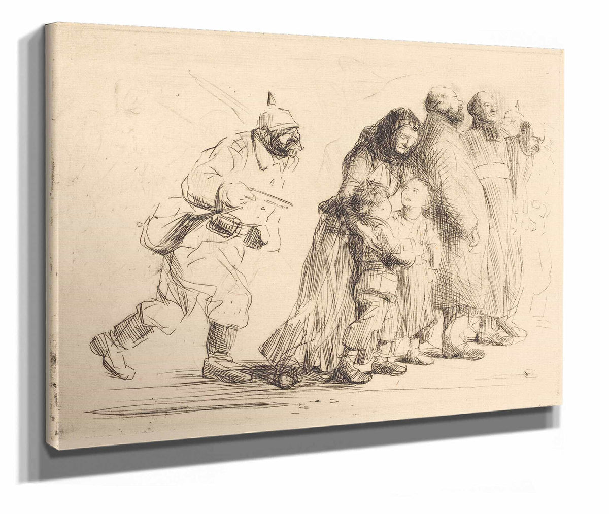 The Notables Large Plate by Jean Louis Forain