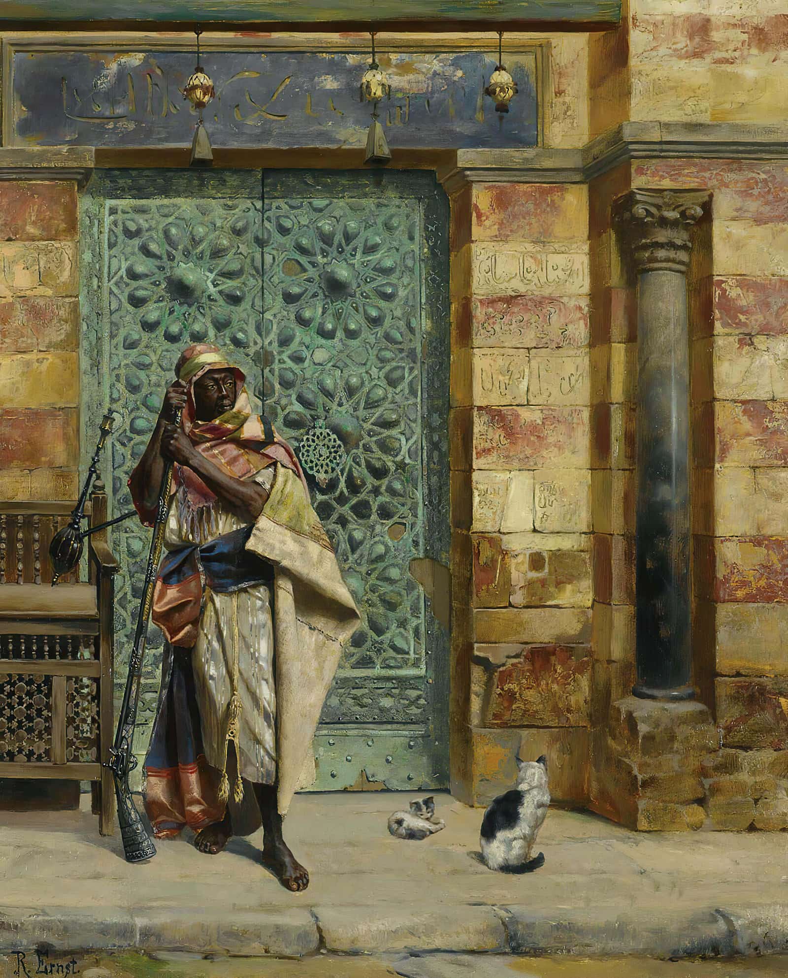 The Nubian Guard by Rudolf Ernst