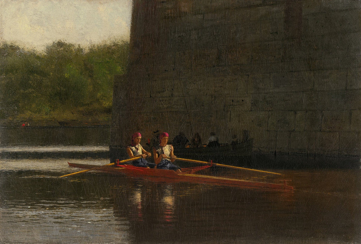 The Oarsmen The Schreiber Brothers by Thomas Eakins