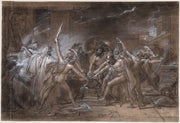 The Oath Of The Seven Chiefs Against Thebes by Anne Louis Girodet Trioson
