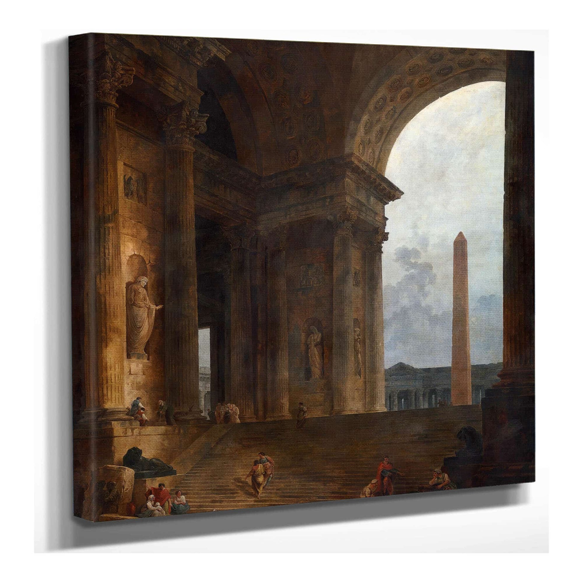 The Obelisk by Hubert Robert