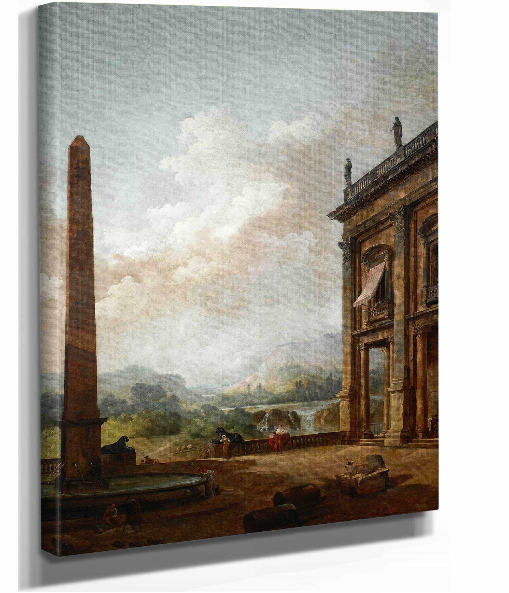 The Obelisk by Hubert Robert
