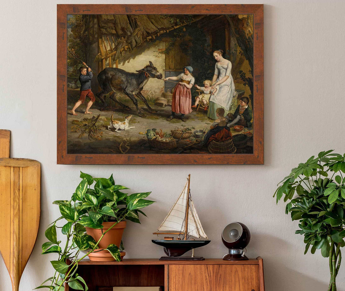 The Obstinate Donkey by James Ward