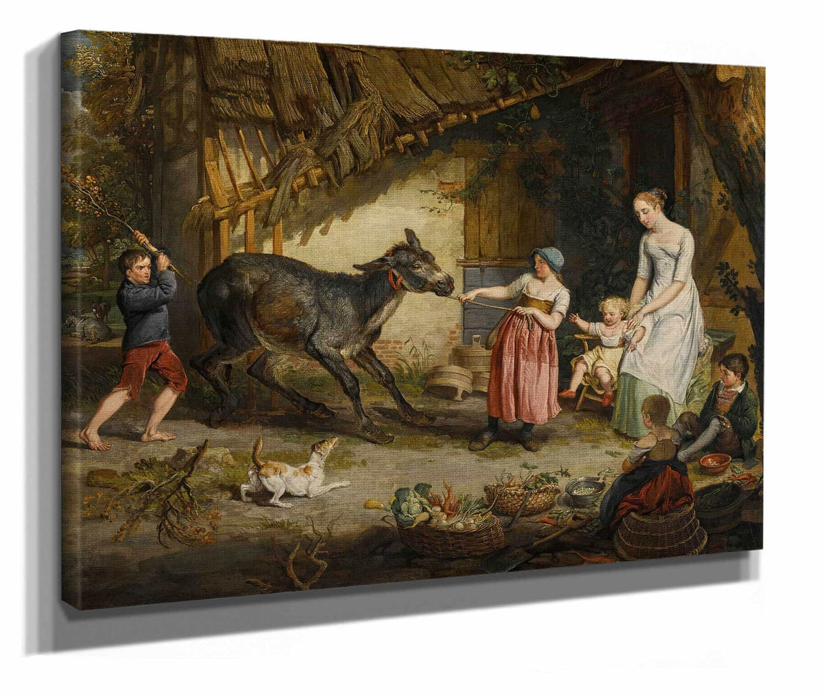 The Obstinate Donkey by James Ward