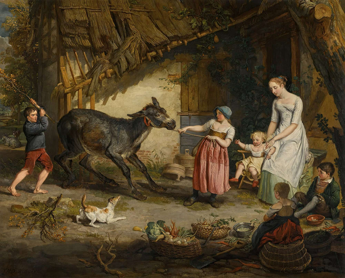 The Obstinate Donkey by James Ward