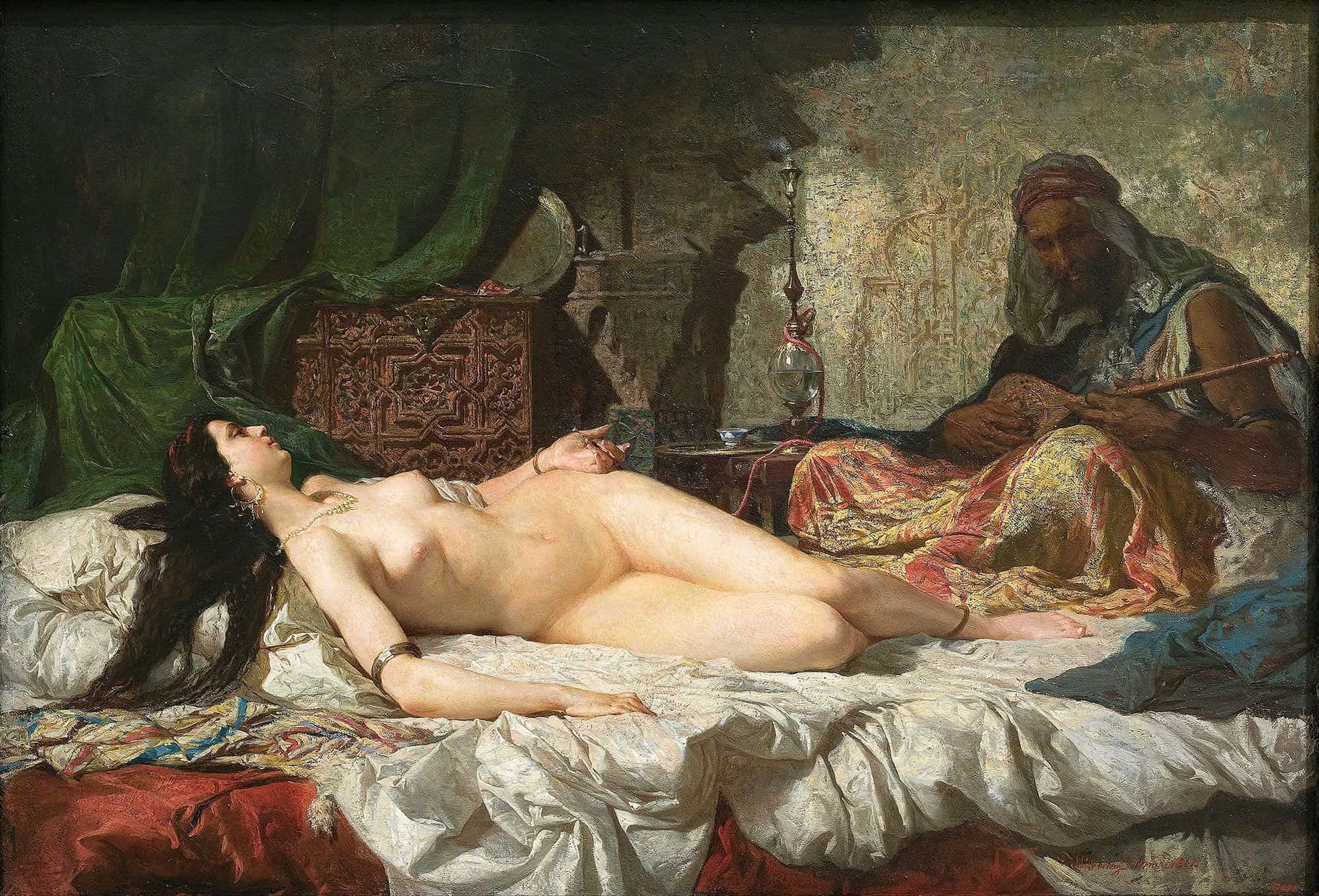 The Odalisque by Mariano Fortuny Marsal