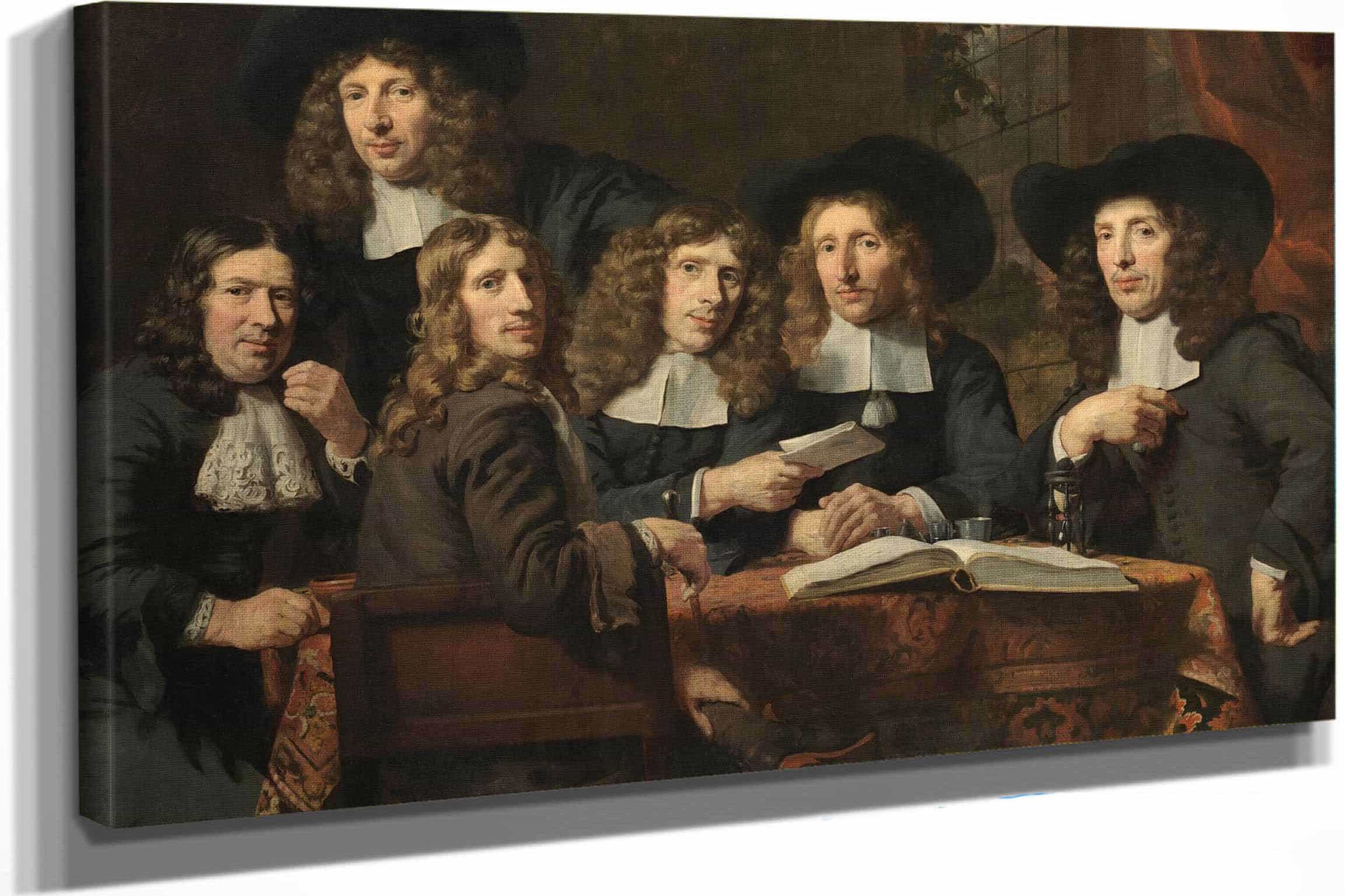 The Officers Of The Amsterdam Surgeons Guild by Nicolaes Maes
