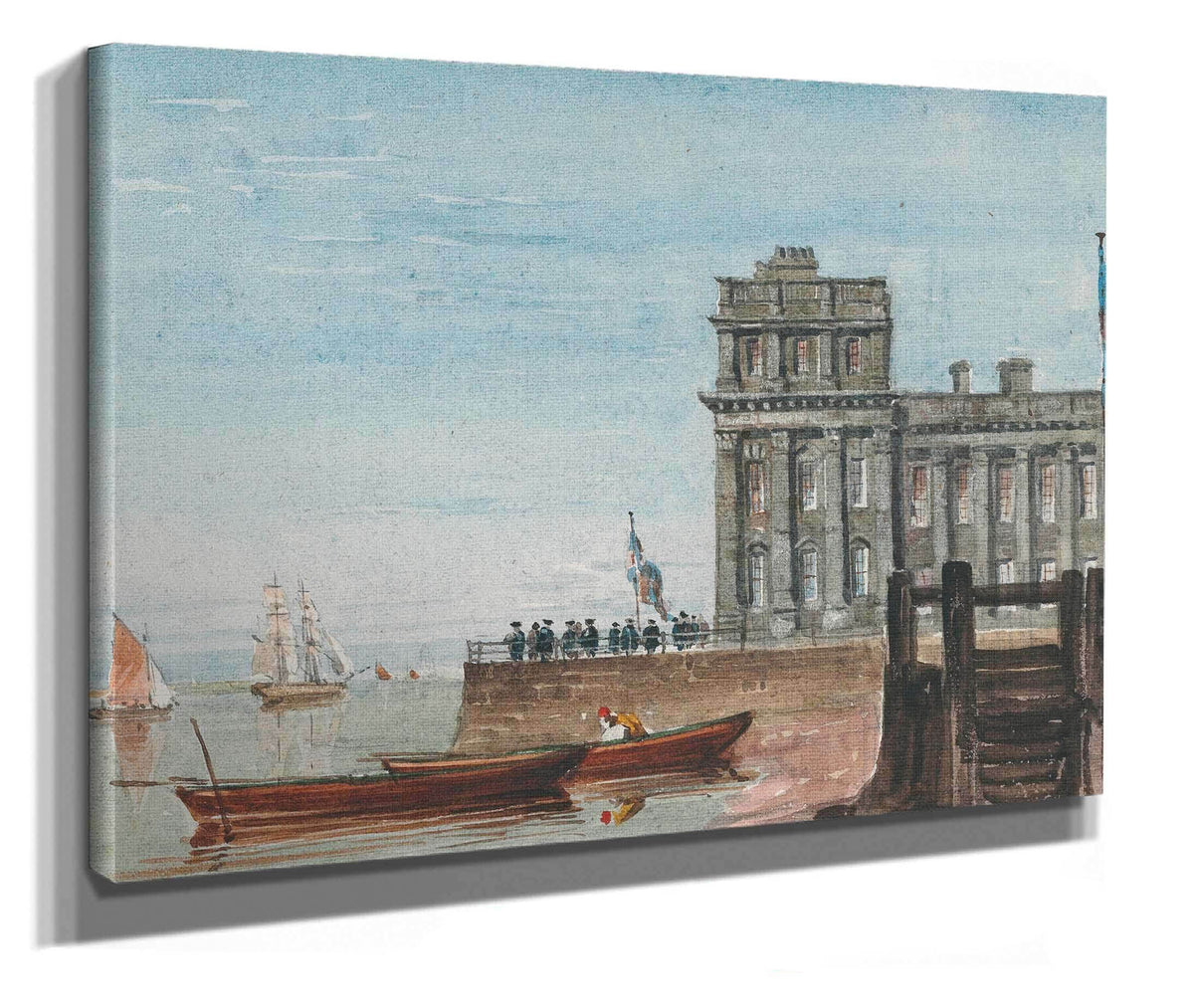 The Old Customs House Greenwich by David Cox