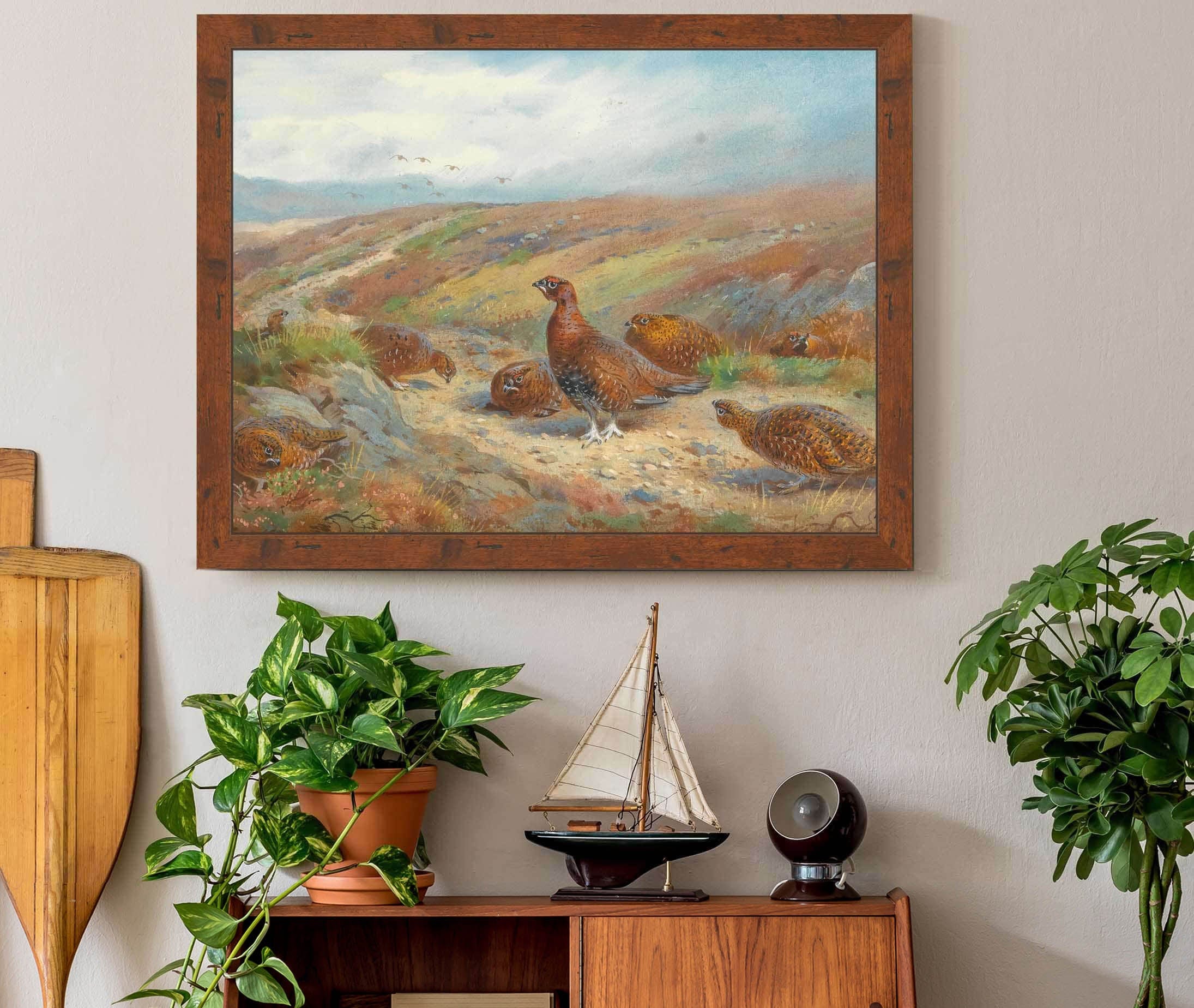 The Old Drove Road by Archibald Thorburn