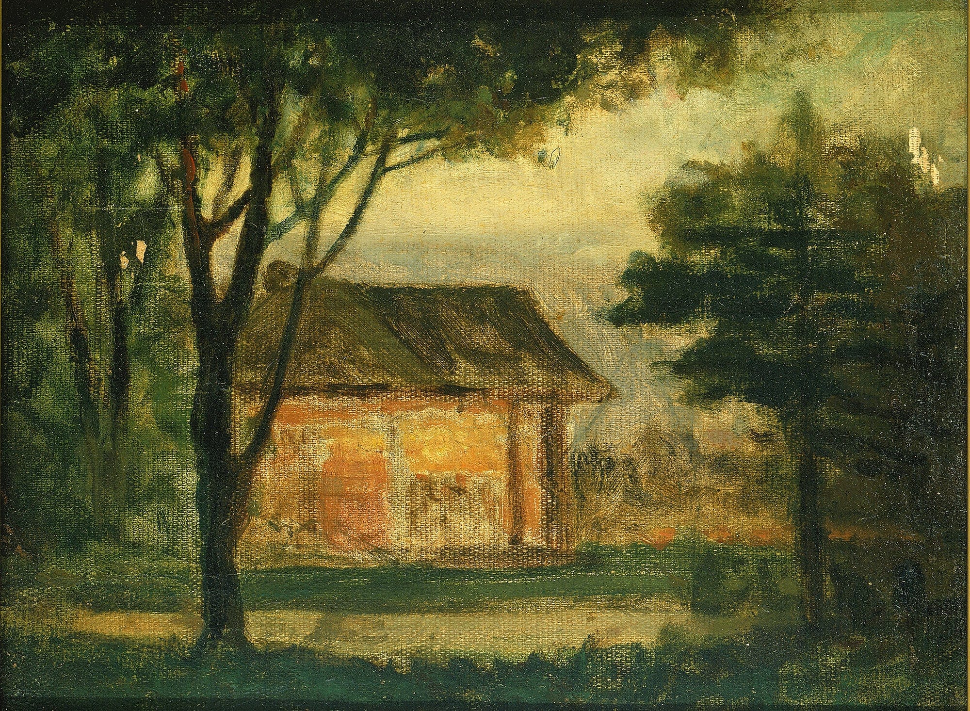 The Old Homestead by Edward Mitchell Bannister
