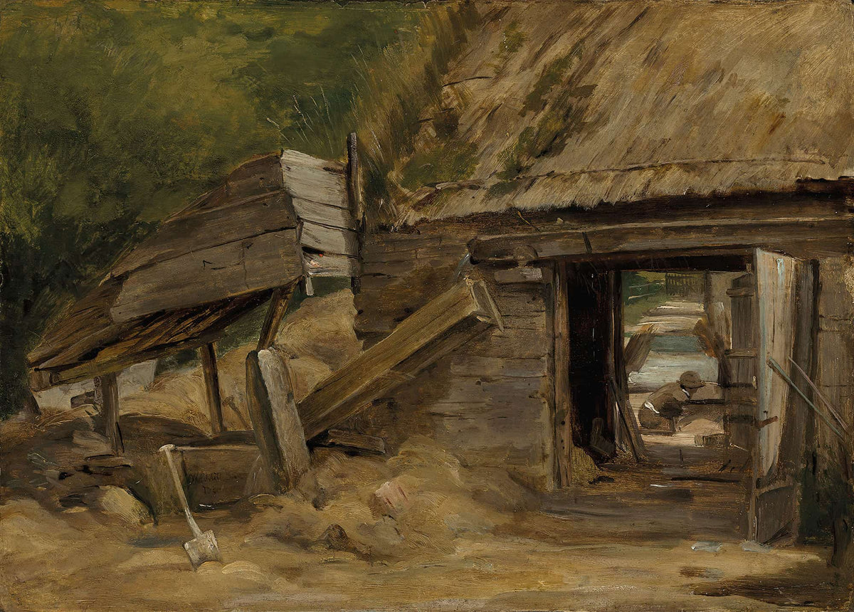 The Old Mill Shed Dedham by John Constable