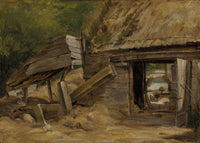 The Old Mill Shed Dedham by John Constable