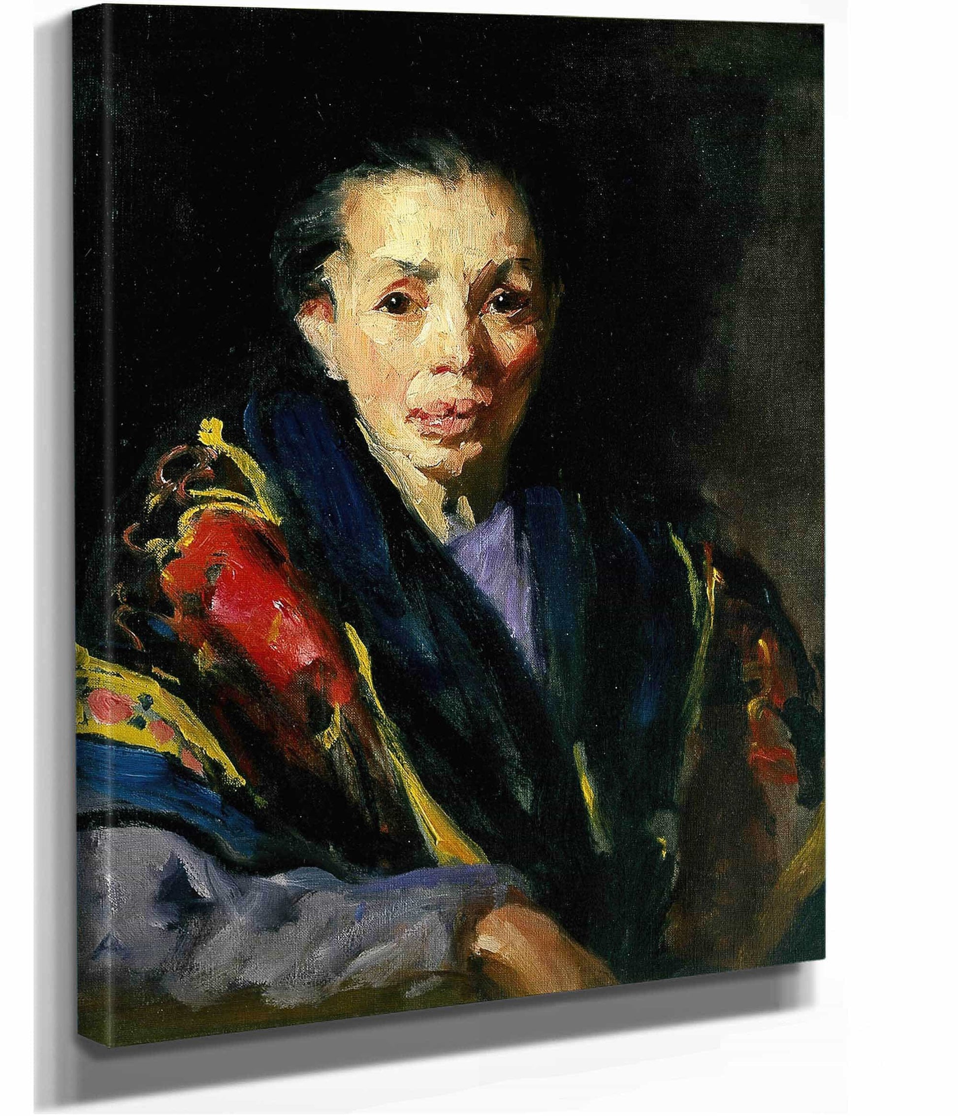 The Old Model Old Spanish Woman by Robert Henri