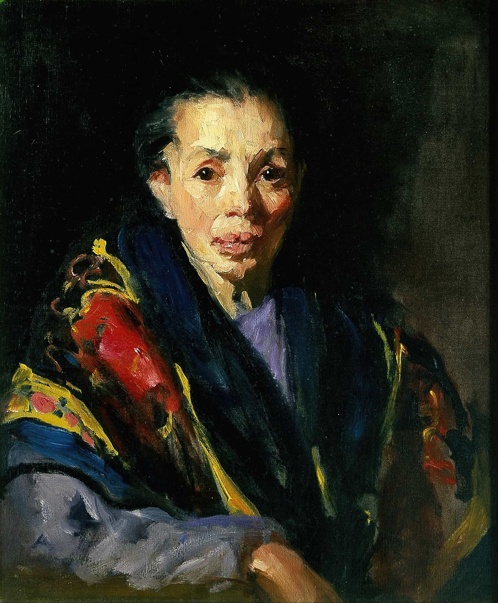 The Old Model Old Spanish Woman by Robert Henri