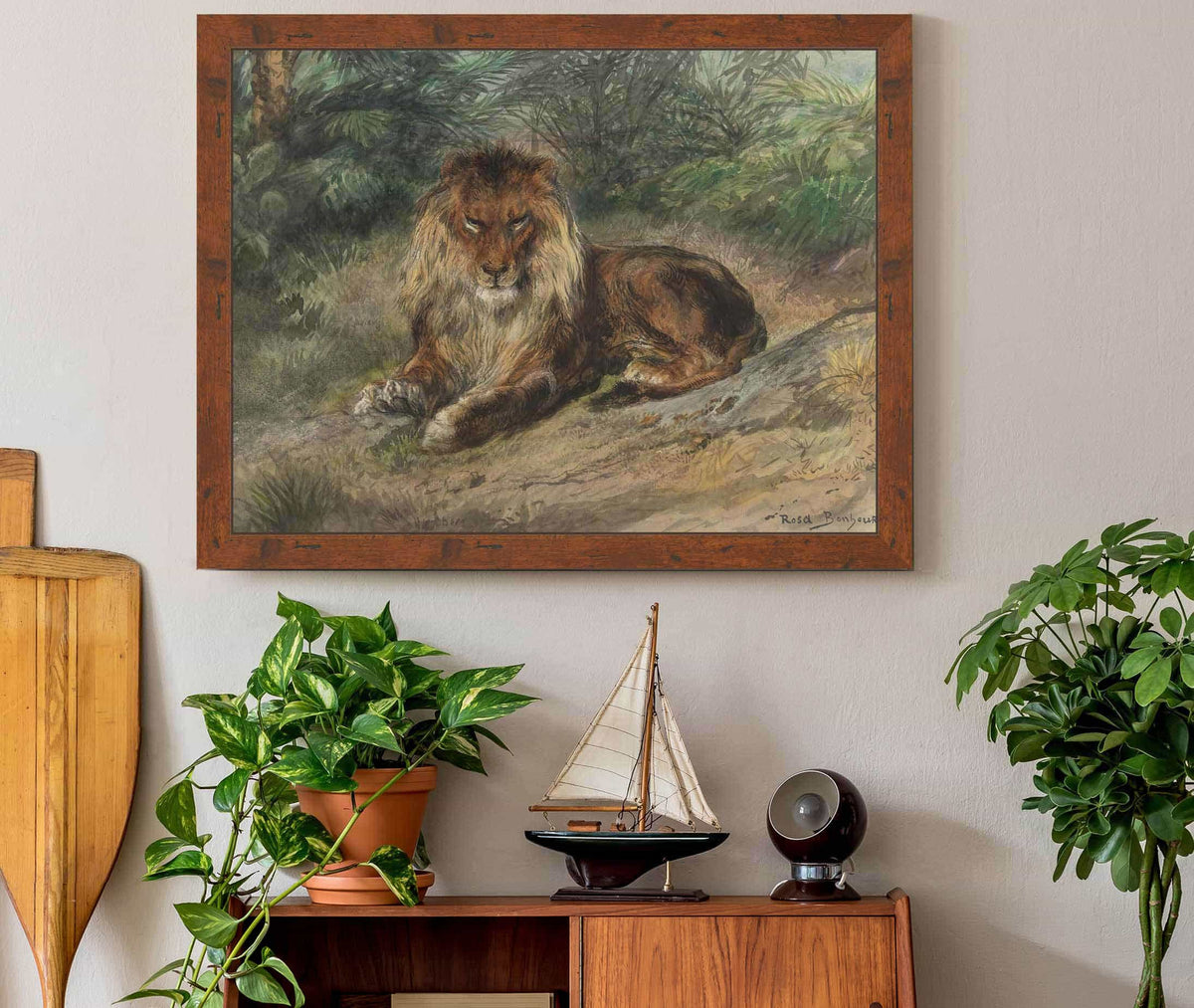 The Old Monarch by Rosa Bonheur