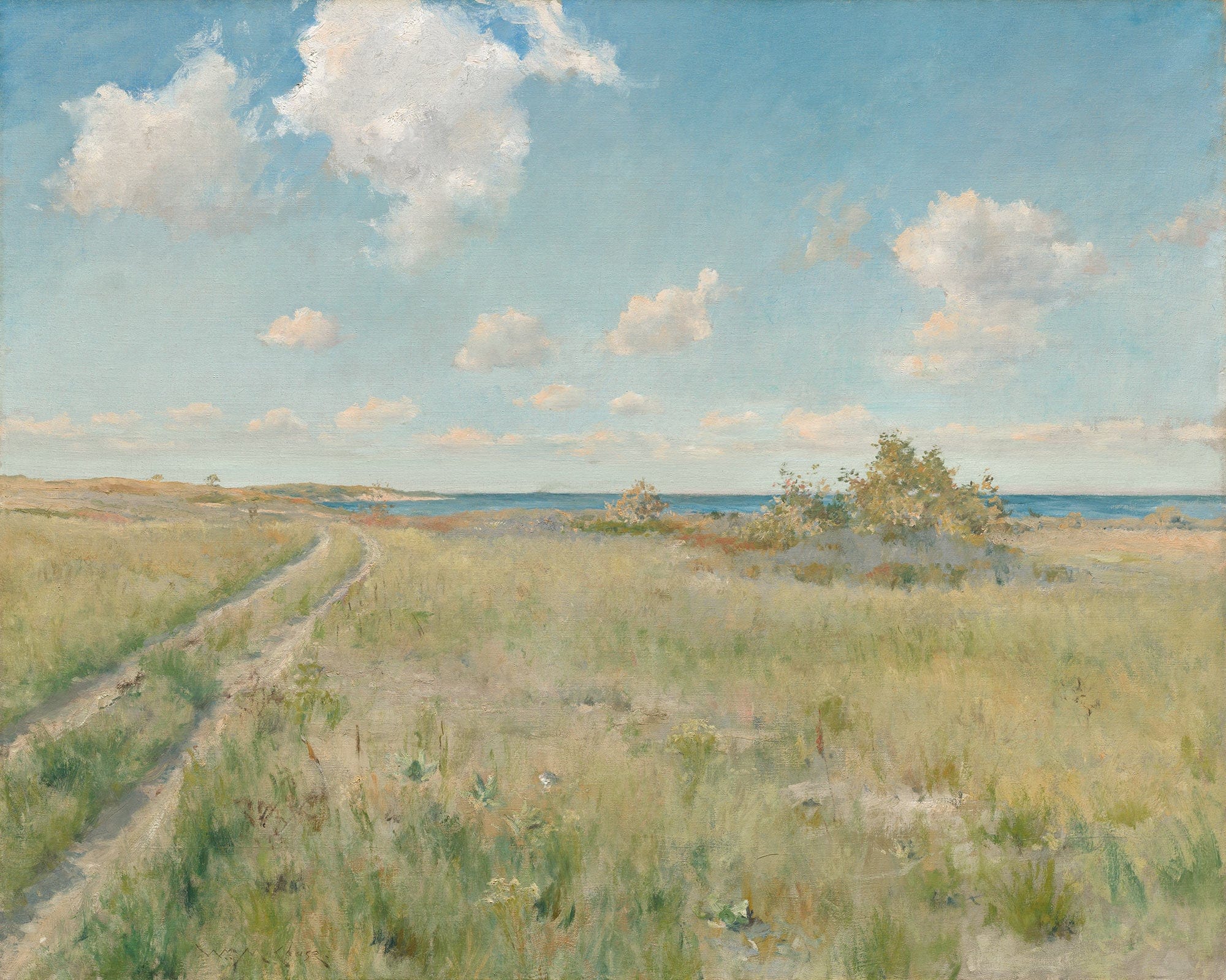 The Old Road To The Sea by William Merritt Chase