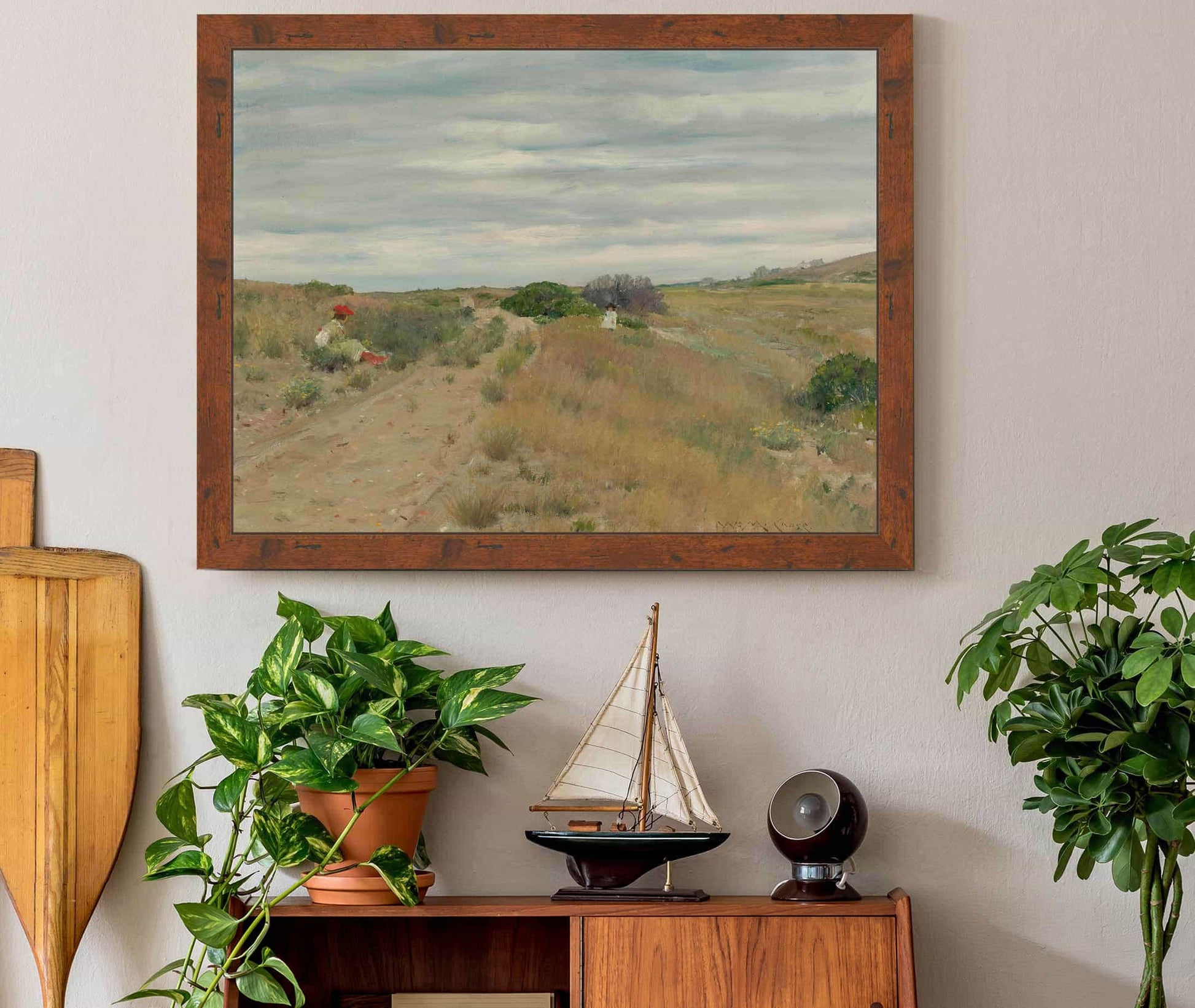 The Old Sand Road by William Merritt Chase