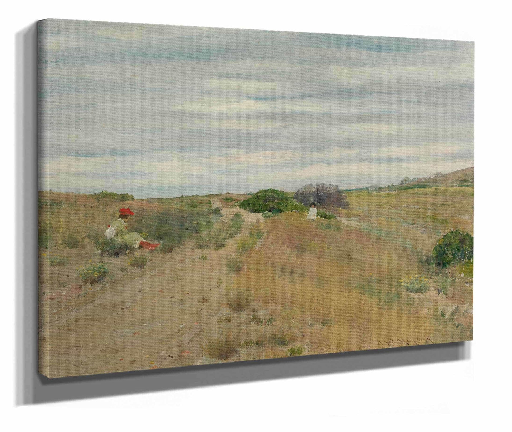 The Old Sand Road by William Merritt Chase