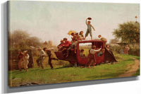 The Old Stagecoach by Eastman Johnson