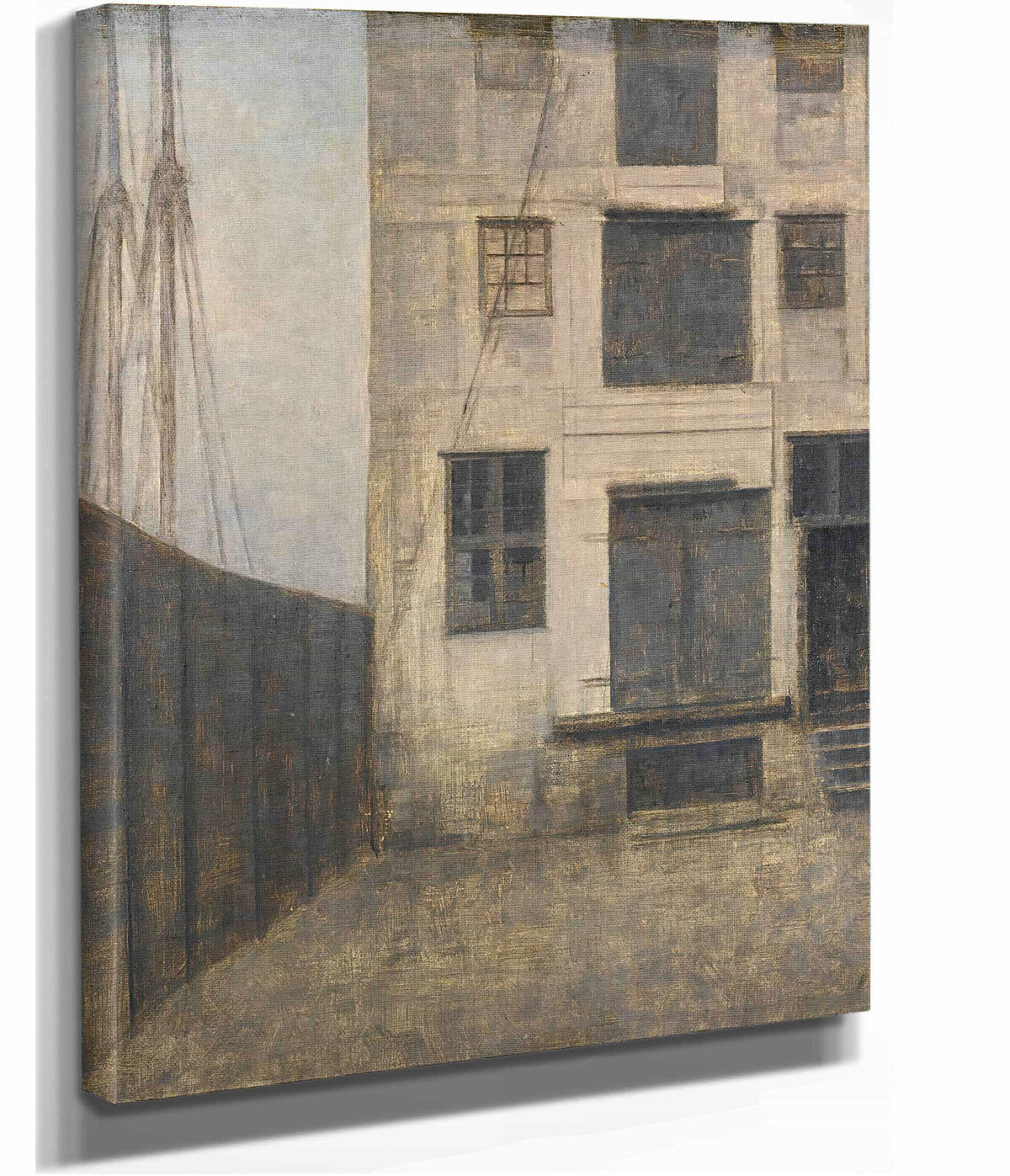The Old Warehouse In Christianshavn by Vilhelm Hammershoi