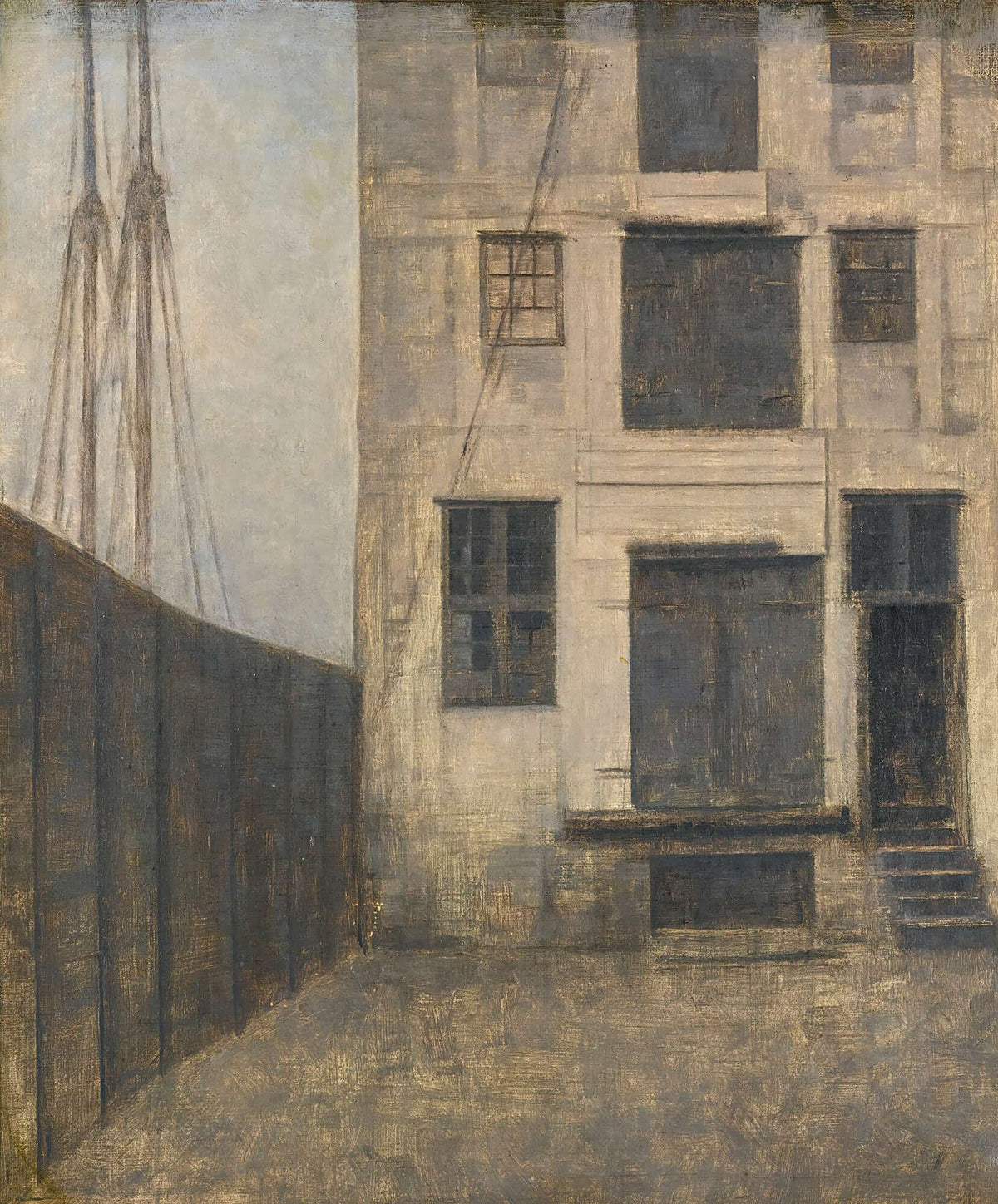 The Old Warehouse In Christianshavn by Vilhelm Hammershoi
