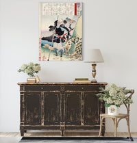 The Old Warrior Tomobayashi Rokuro Mitsuhira by Tsukioka Yoshitoshi