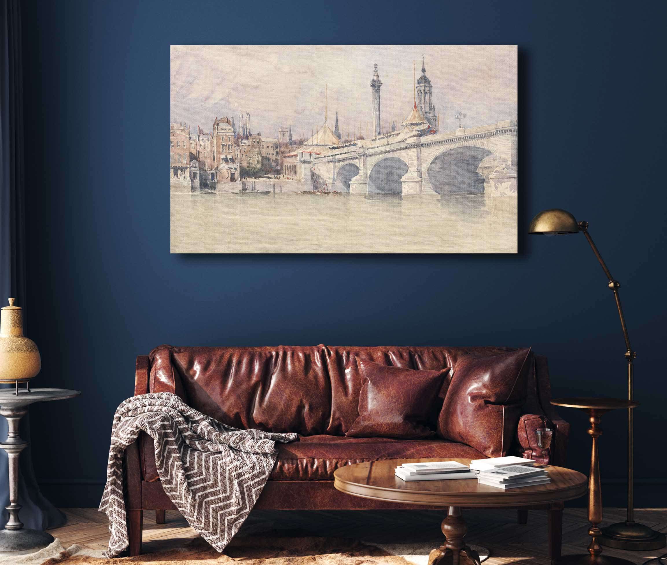 The Opening Of The New London Bridge by David Cox