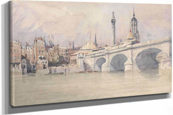 The Opening Of The New London Bridge by David Cox
