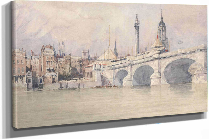 The Opening Of The New London Bridge by David Cox