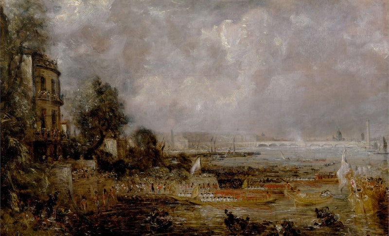 The Opening Of Waterloo Bridge by John Constable