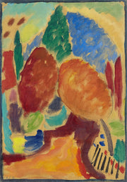 The Orange Path by Alexej Von Jawlensky