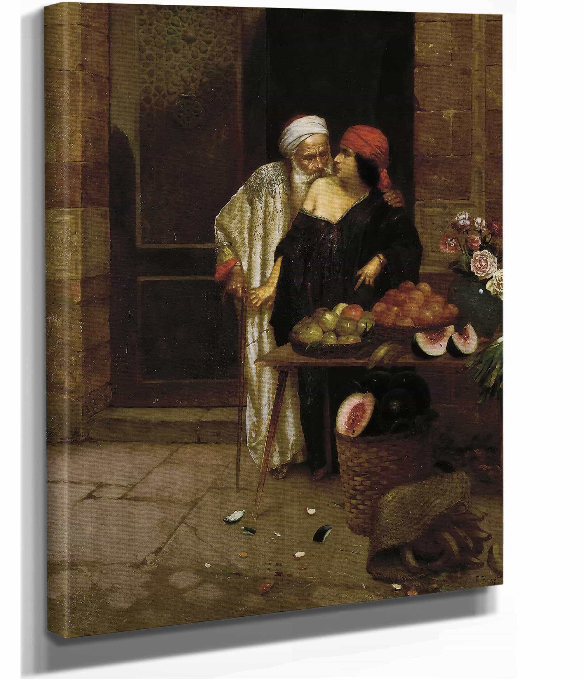 The Orange Seller by Rudolf Ernst