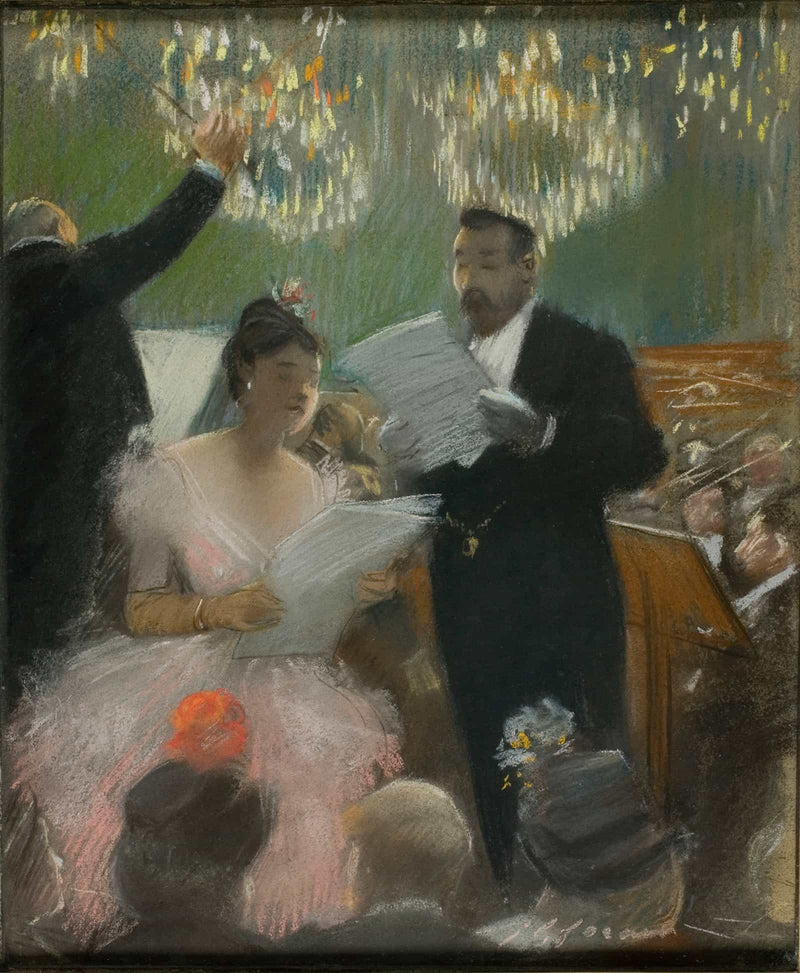 The Orchestra by Jean Louis Forain